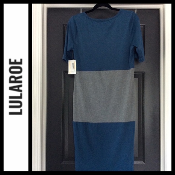 NWT LuLaRoe Colorblock Julia Dress - Picture 3 of 6